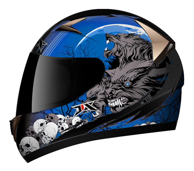 helmet blue